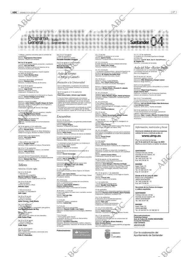 ABC MADRID 17-04-2004 página 17