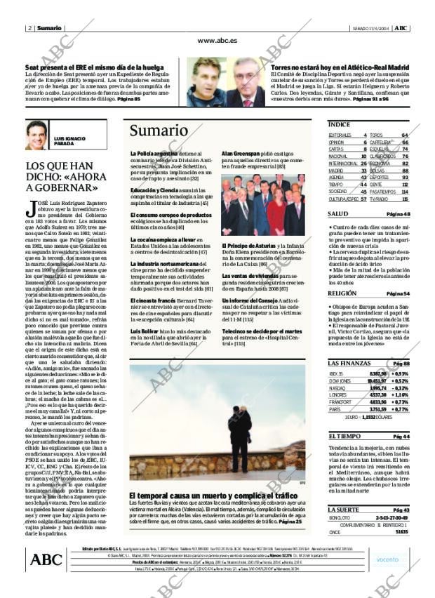 ABC MADRID 17-04-2004 página 2
