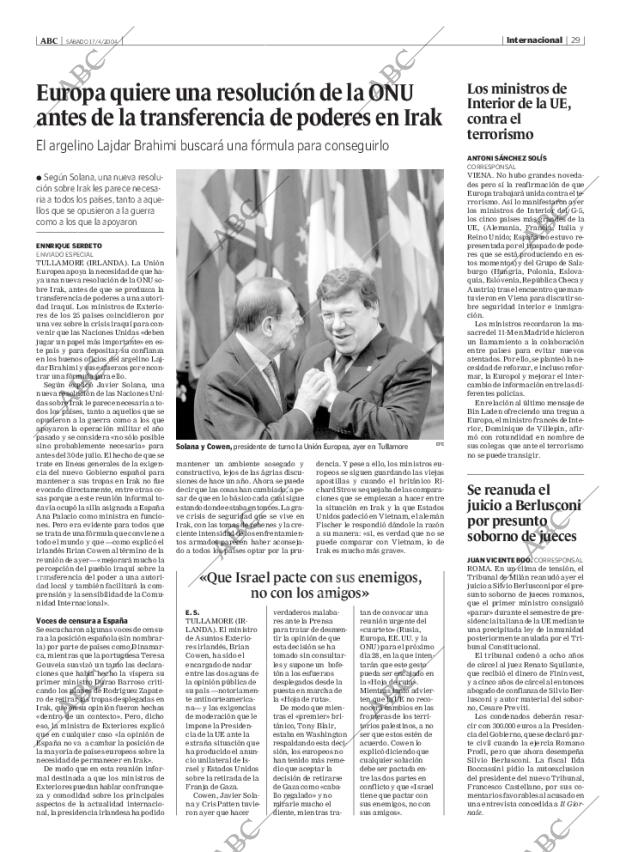 ABC MADRID 17-04-2004 página 29