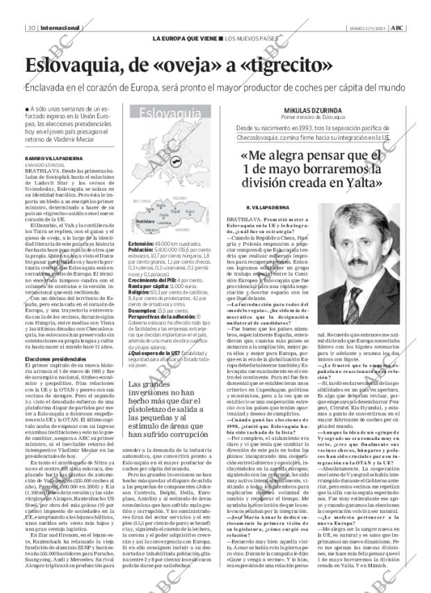 ABC MADRID 17-04-2004 página 30