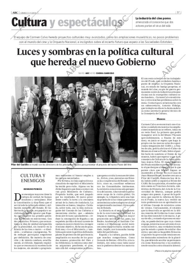 ABC MADRID 17-04-2004 página 57