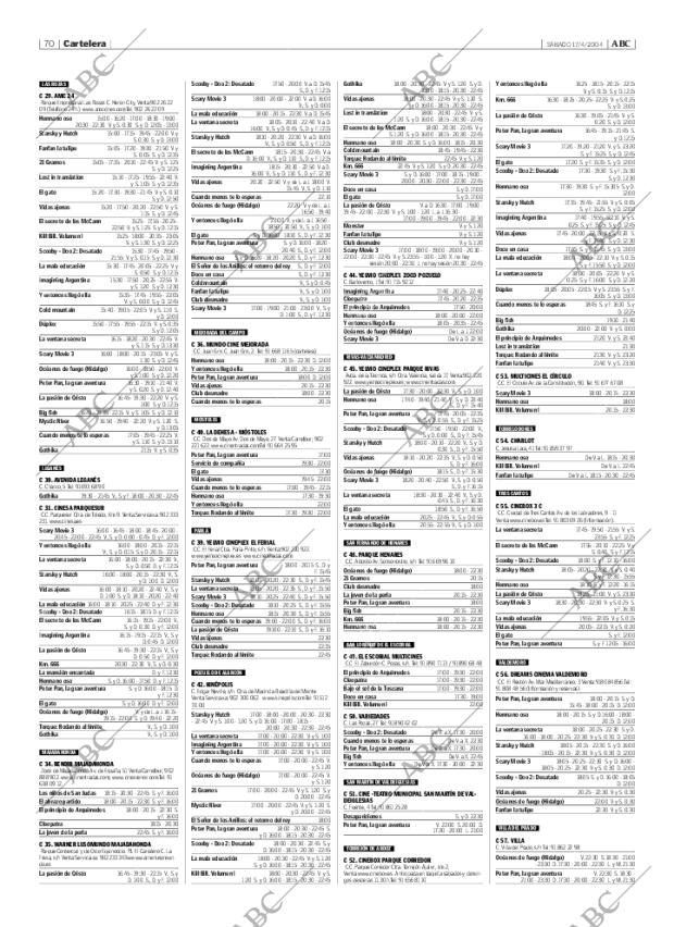 ABC MADRID 17-04-2004 página 70