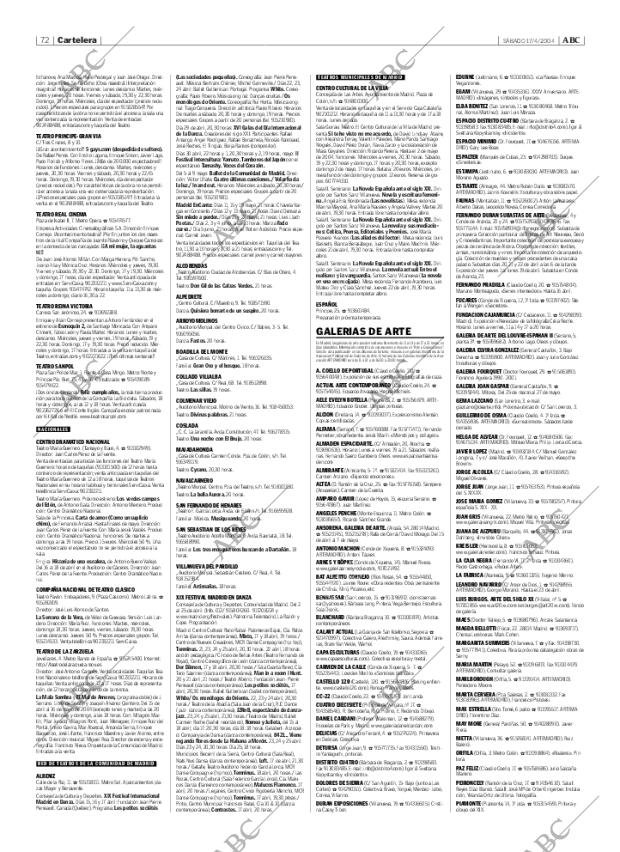 ABC MADRID 17-04-2004 página 72