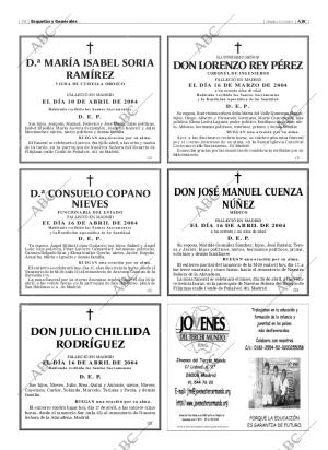 ABC MADRID 17-04-2004 página 74