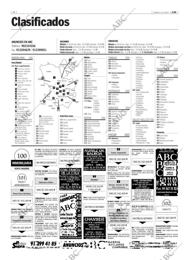 ABC MADRID 17-04-2004 página 76