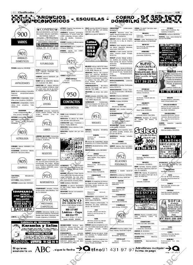 ABC MADRID 17-04-2004 página 80