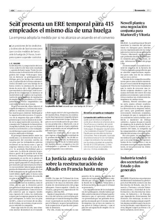 ABC MADRID 17-04-2004 página 85