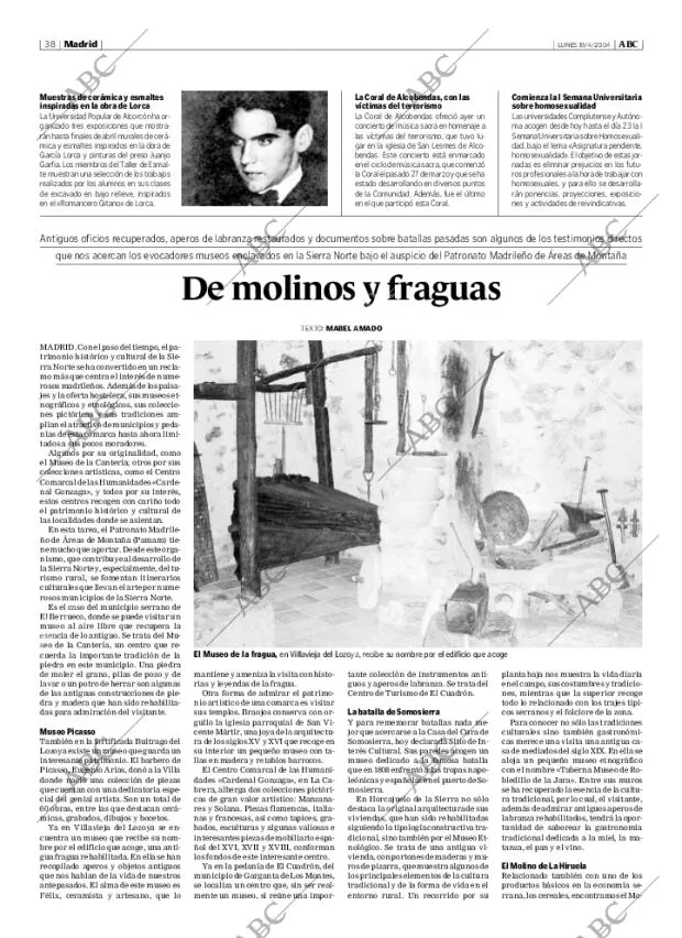 ABC MADRID 19-04-2004 página 38