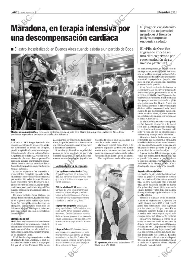 ABC MADRID 19-04-2004 página 91