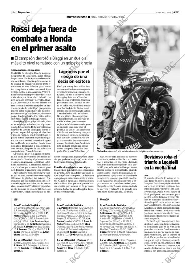 ABC MADRID 19-04-2004 página 94
