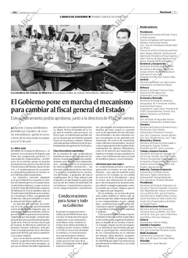 ABC MADRID 20-04-2004 página 17