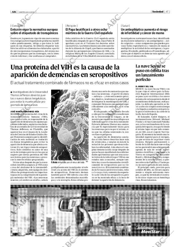 ABC MADRID 20-04-2004 página 47