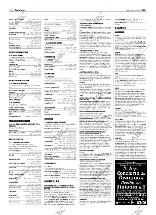 ABC MADRID 20-04-2004 página 64