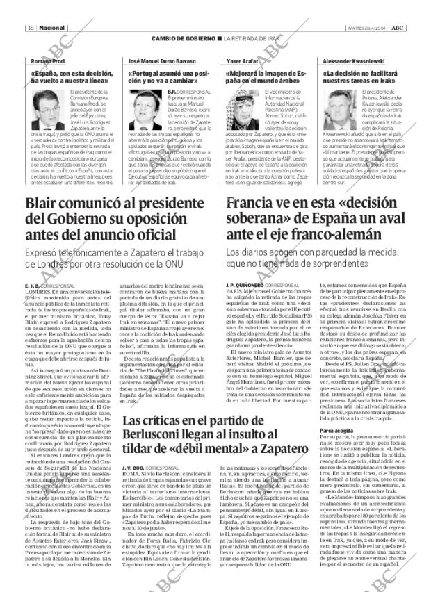 ABC SEVILLA 20-04-2004 página 18