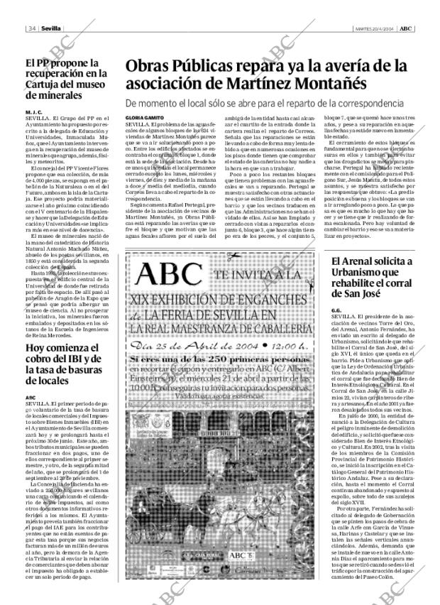 ABC SEVILLA 20-04-2004 página 34