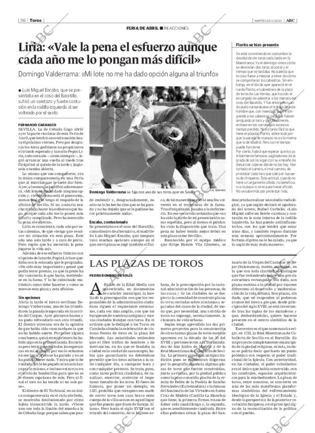 ABC SEVILLA 20-04-2004 página 56
