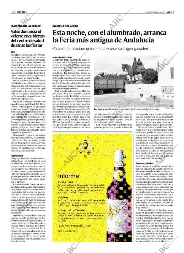 ABC SEVILLA 21-04-2004 página 34