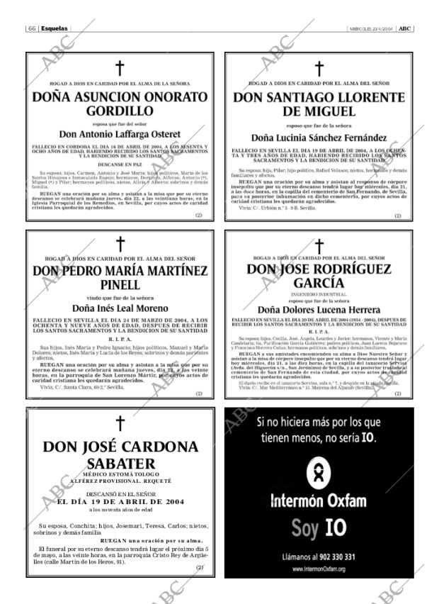ABC SEVILLA 21-04-2004 página 66