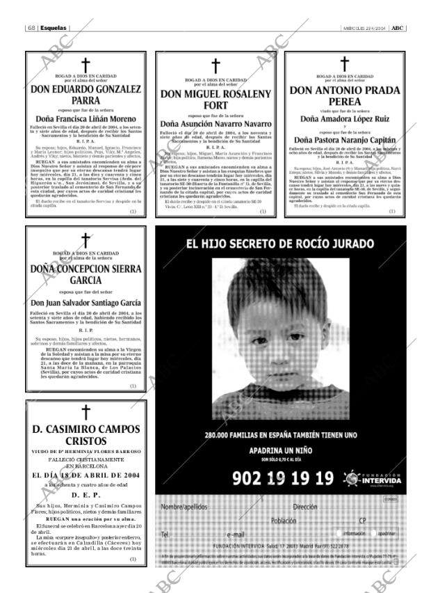 ABC SEVILLA 21-04-2004 página 68