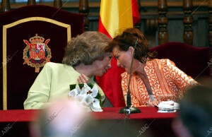 Entrega del premio Cervantes al chileno Gonzalo Rojas