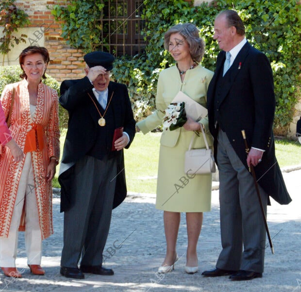 Entrega del premio Cervantes al chileno Gonzalo Rojas