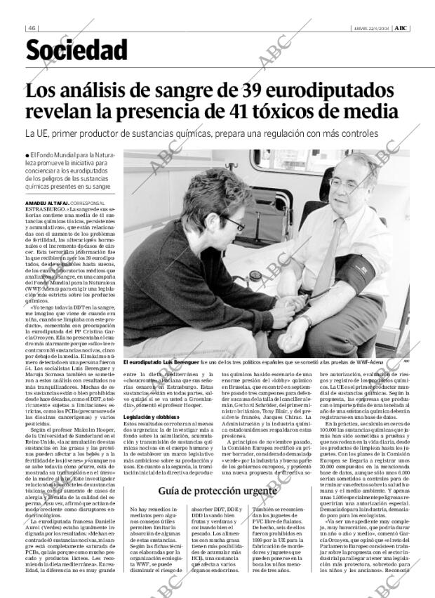 ABC MADRID 22-04-2004 página 46