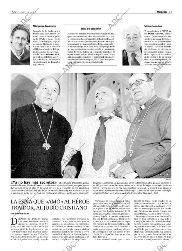 ABC MADRID 22-04-2004 página 5