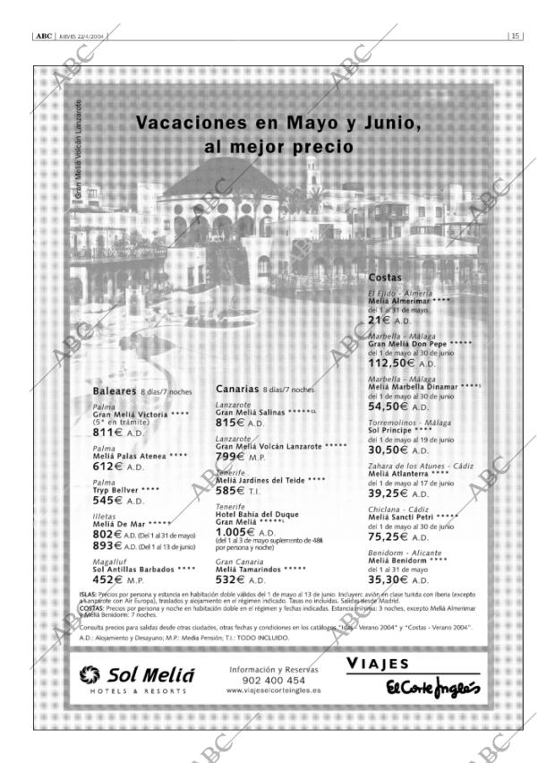 ABC SEVILLA 22-04-2004 página 15