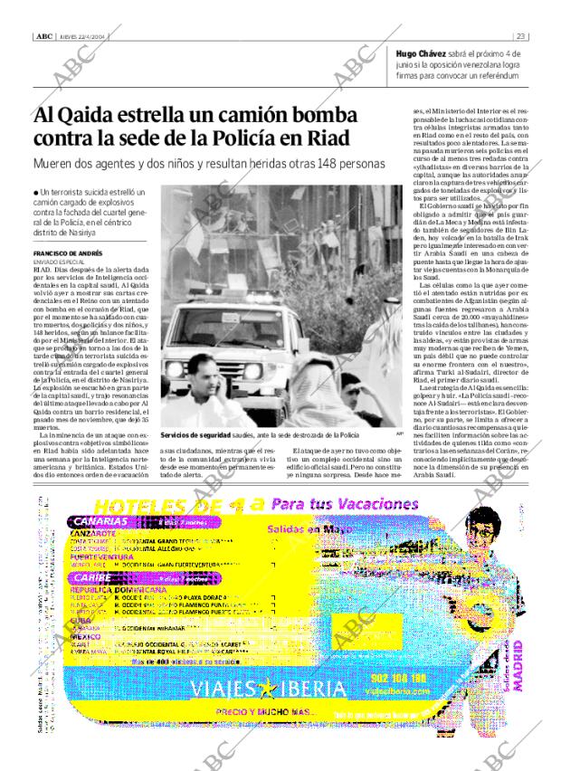 ABC SEVILLA 22-04-2004 página 23