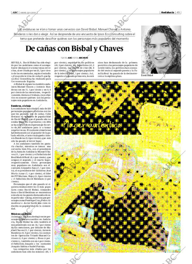 ABC SEVILLA 22-04-2004 página 49