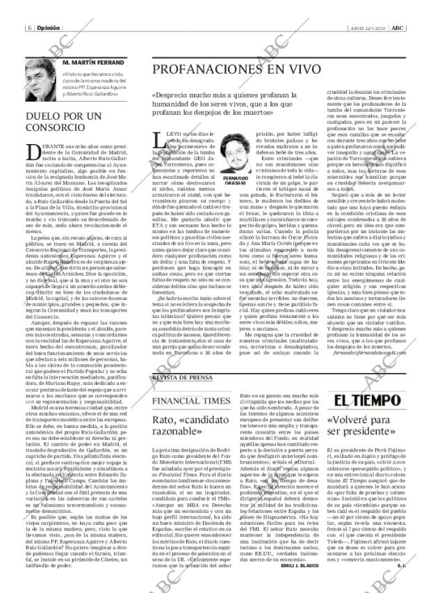 ABC SEVILLA 22-04-2004 página 6