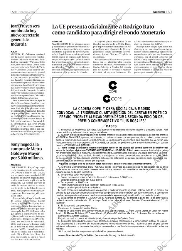 ABC CORDOBA 23-04-2004 página 77