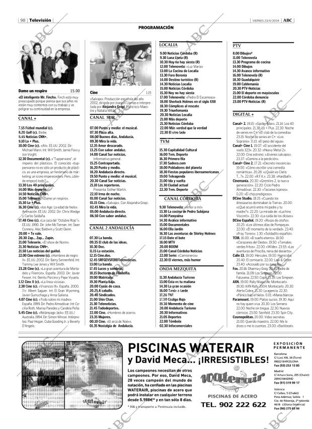ABC CORDOBA 23-04-2004 página 98