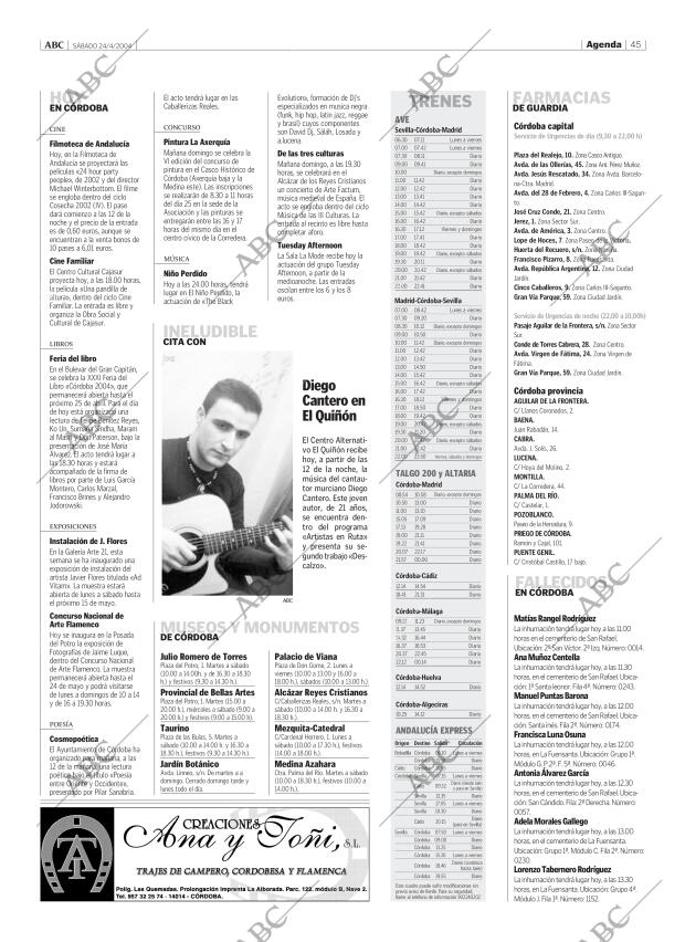 ABC CORDOBA 24-04-2004 página 45