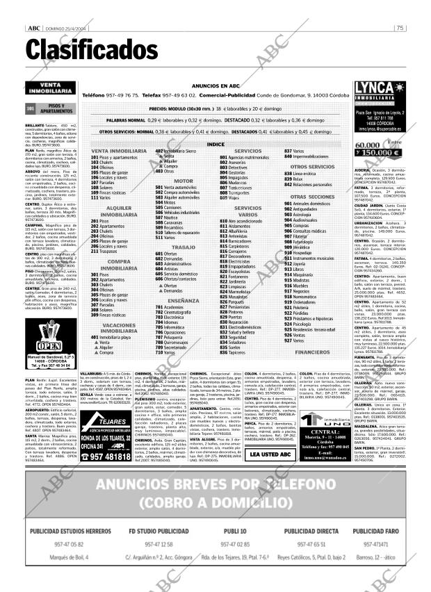 ABC CORDOBA 25-04-2004 página 75