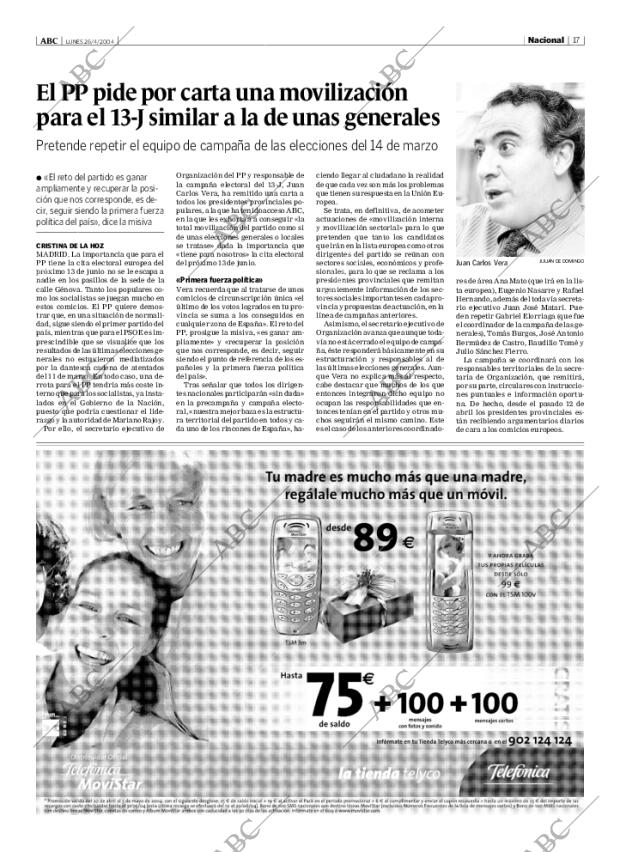 ABC MADRID 26-04-2004 página 17