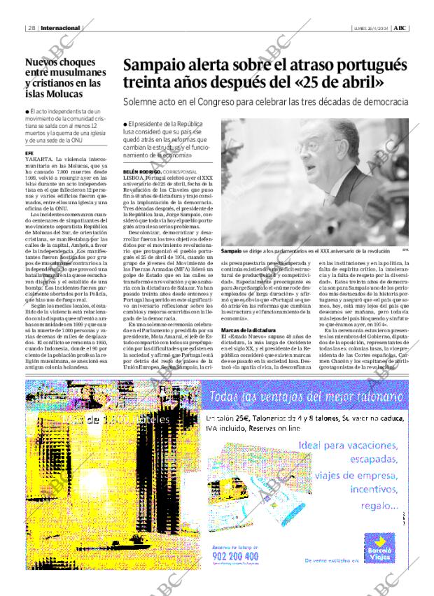 ABC MADRID 26-04-2004 página 28