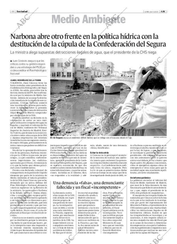 ABC MADRID 26-04-2004 página 44