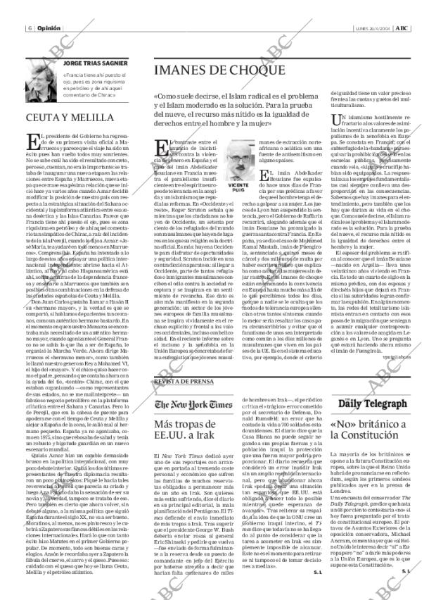 ABC MADRID 26-04-2004 página 6