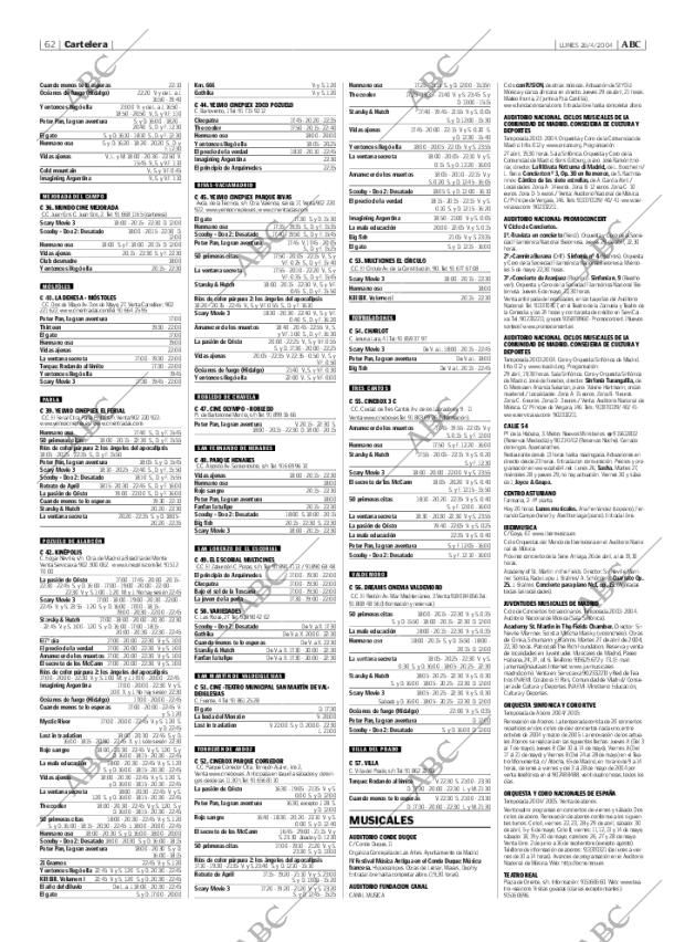 ABC MADRID 26-04-2004 página 62