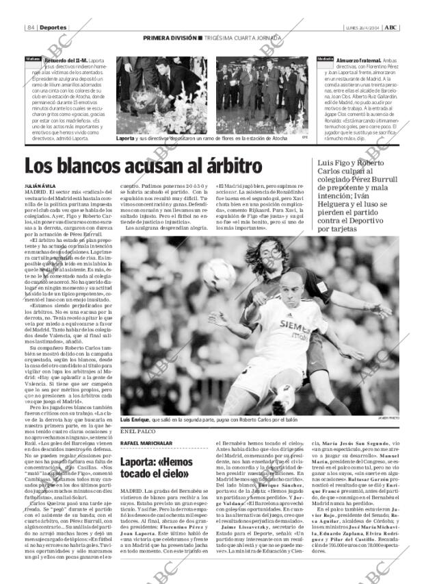 ABC MADRID 26-04-2004 página 84