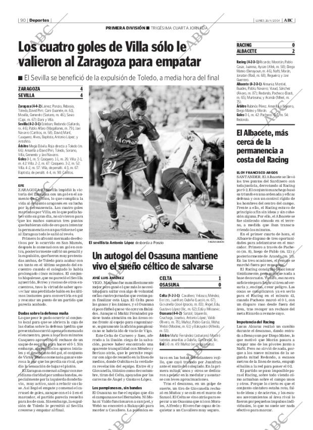 ABC MADRID 26-04-2004 página 90