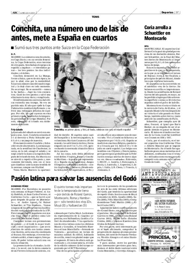 ABC MADRID 26-04-2004 página 97