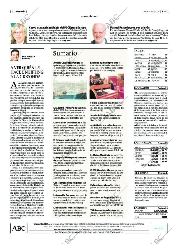 ABC MADRID 27-04-2004 página 2
