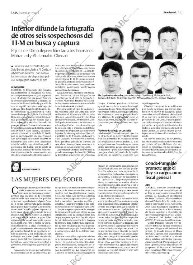 ABC MADRID 27-04-2004 página 21
