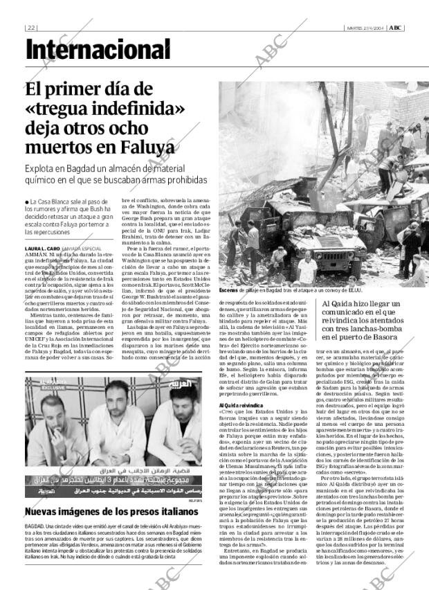 ABC MADRID 27-04-2004 página 22