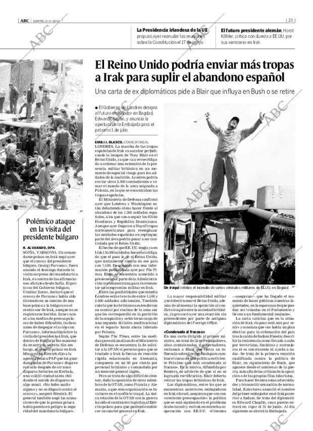 ABC MADRID 27-04-2004 página 23