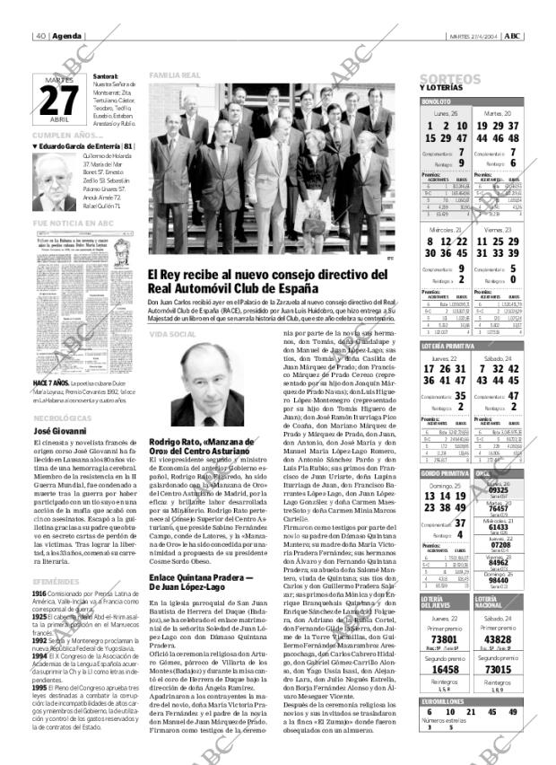 ABC MADRID 27-04-2004 página 40