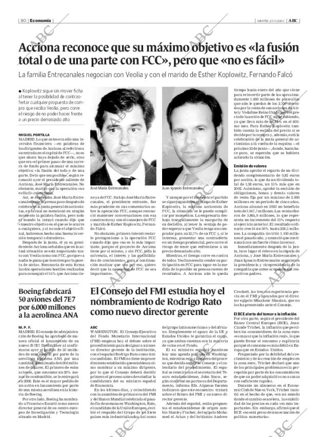 ABC MADRID 27-04-2004 página 80