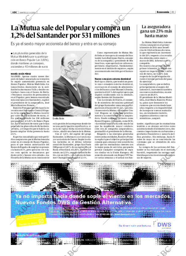 ABC MADRID 27-04-2004 página 81